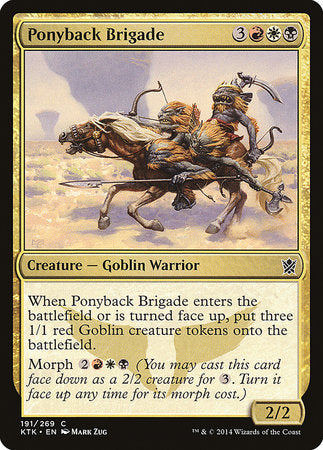 Ponyback Brigade [Khans of Tarkir] | North Game Den