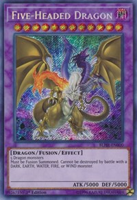 Five-Headed Dragon [BLHR-EN000] Secret Rare | North Game Den