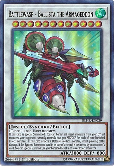 Battlewasp - Ballista the Armageddon [BLHR-EN039] Ultra Rare | North Game Den