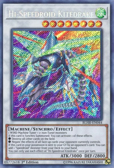 Hi-Speedroid Kitedrake [BLHR-EN044] Secret Rare | North Game Den