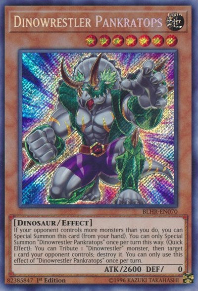 Dinowrestler Pankratops [BLHR-EN070] Secret Rare | North Game Den