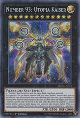 Number 93: Utopia Kaiser [BLHR-EN093] Secret Rare | North Game Den