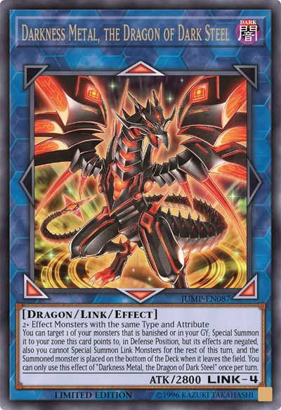 Darkness Metal, the Dragon of Dark Steel [JUMP-EN087] Ultra Rare | North Game Den