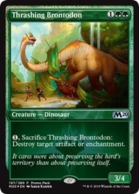 Thrashing Brontodon [Promo Pack: Core Set 2020] | North Game Den