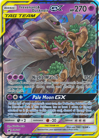 Trevenant & Dusknoir GX (SM217) (Jumbo Card) [Sun & Moon: Black Star Promos] | North Game Den