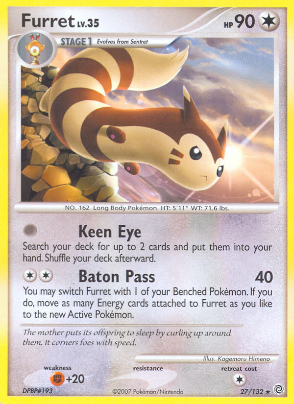 Furret (27/132) [Diamond & Pearl: Secret Wonders] | North Game Den