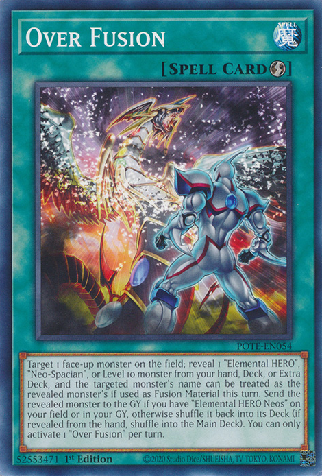 Over Fusion [POTE-EN054] Common | North Game Den
