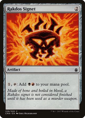 Rakdos Signet [Commander Anthology] | North Game Den