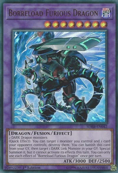 Borreload Furious Dragon [SDRR-EN042] Ultra Rare | North Game Den