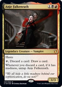 Anje Falkenrath (Commander 2019) [Oversize Cards] | North Game Den