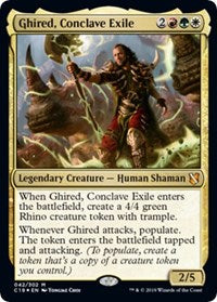 Ghired, Conclave Exile (Commander 2019) [Oversize Cards] | North Game Den