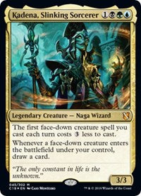 Kadena, Slinking Sorcerer (Commander 2019) [Oversize Cards] | North Game Den