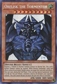 Obelisk the Tormentor [TN19-EN007] Prismatic Secret Rare | North Game Den