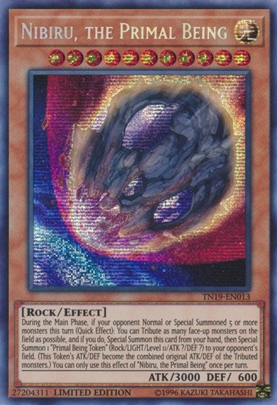 Nibiru, the Primal Being [TN19-EN013] Prismatic Secret Rare | North Game Den