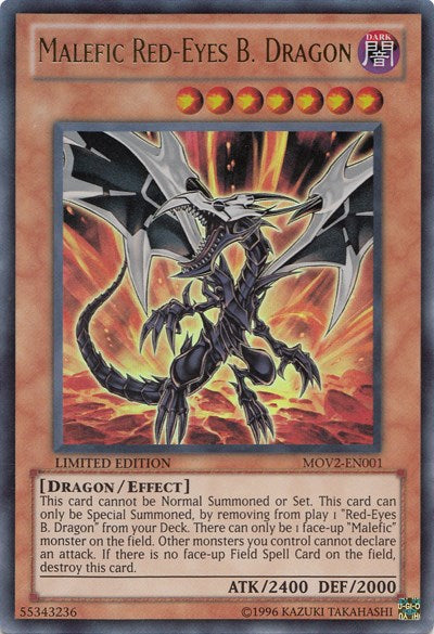 Malefic Red-Eyes B. Dragon [MOV2-EN001] Ultra Rare | North Game Den