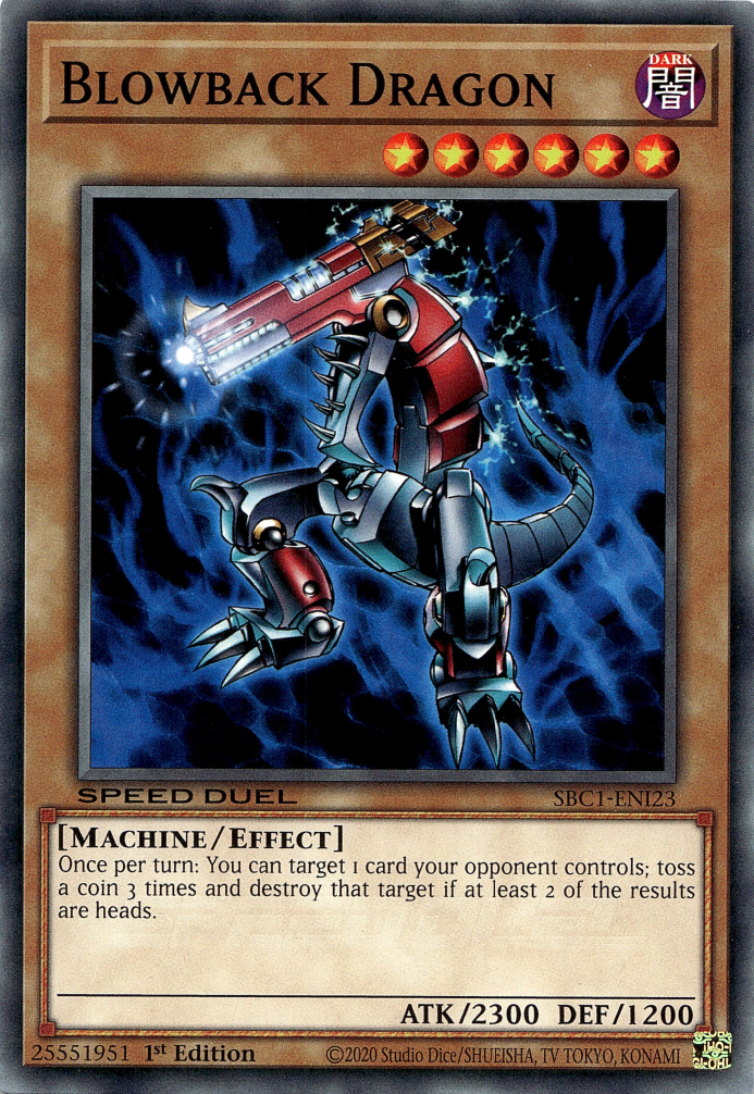 Blowback Dragon [SBC1-ENI23] Common | North Game Den