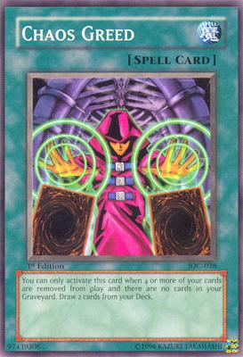 Chaos Greed [IOC-038] Common | North Game Den