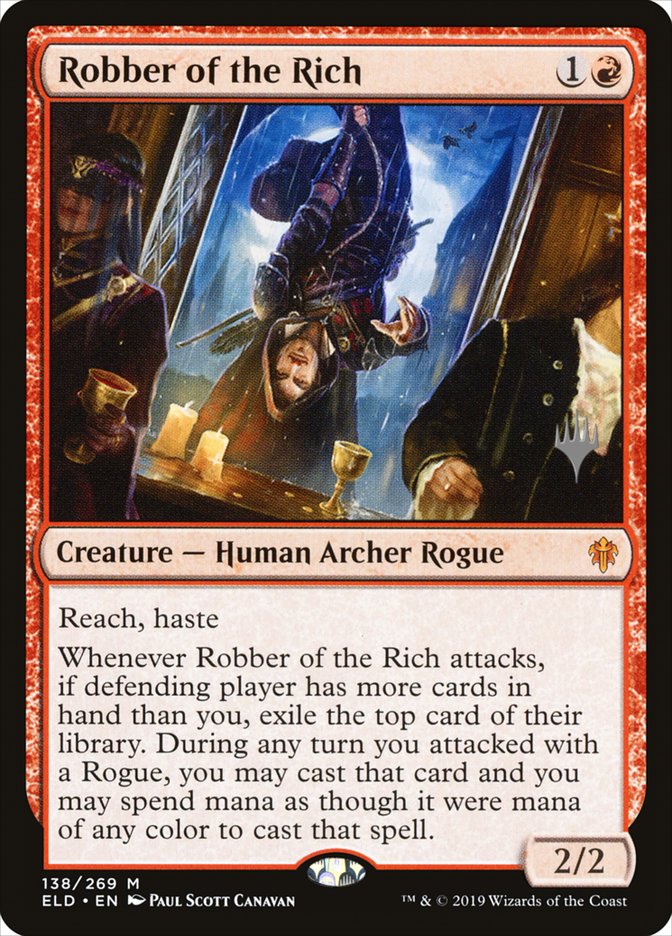 Robber of the Rich (Promo Pack) [Throne of Eldraine Promos] | North Game Den