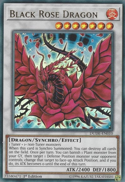 Black Rose Dragon [DUDE-EN010] Ultra Rare | North Game Den