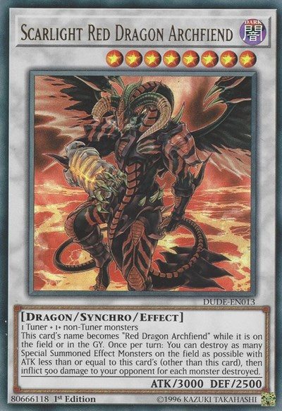 Scarlight Red Dragon Archfiend [DUDE-EN013] Ultra Rare | North Game Den