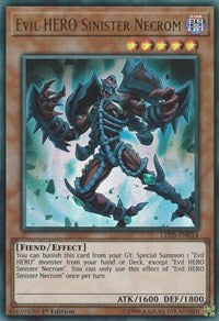 Evil HERO Sinister Necrom [LED5-EN014] Ultra Rare | North Game Den