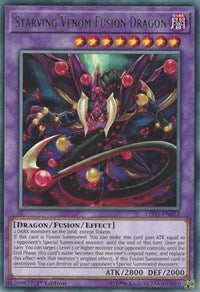 Starving Venom Fusion Dragon [LED5-EN052] Rare | North Game Den