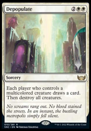 Depopulate (Promo Pack) [Streets of New Capenna Promos] | North Game Den