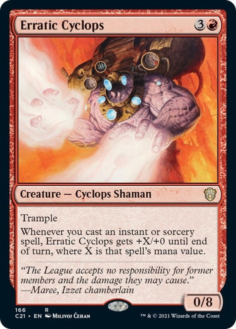 Erratic Cyclops [Commander 2021] | North Game Den