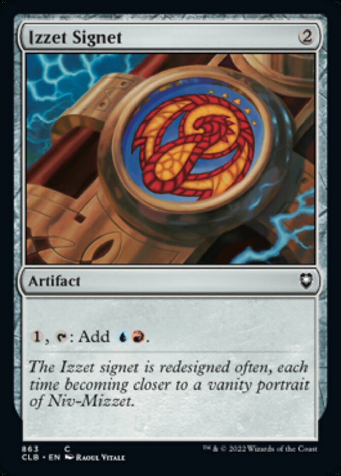 Izzet Signet [Commander Legends: Battle for Baldur's Gate] | North Game Den