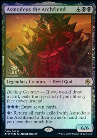 Asmodeus the Archfiend [Dungeons & Dragons: Adventures in the Forgotten Realms Prerelease Promos] | North Game Den