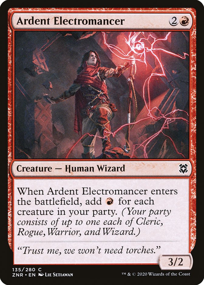 Ardent Electromancer [Zendikar Rising] | North Game Den