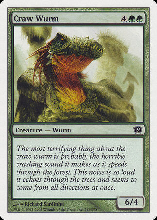 Craw Wurm [Ninth Edition] | North Game Den