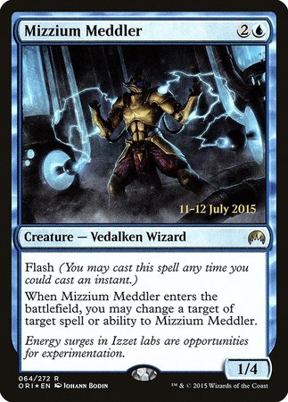 Mizzium Meddler [Magic Origins Promos] | North Game Den