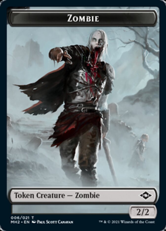 Zombie Token [Modern Horizons 2 Tokens] | North Game Den