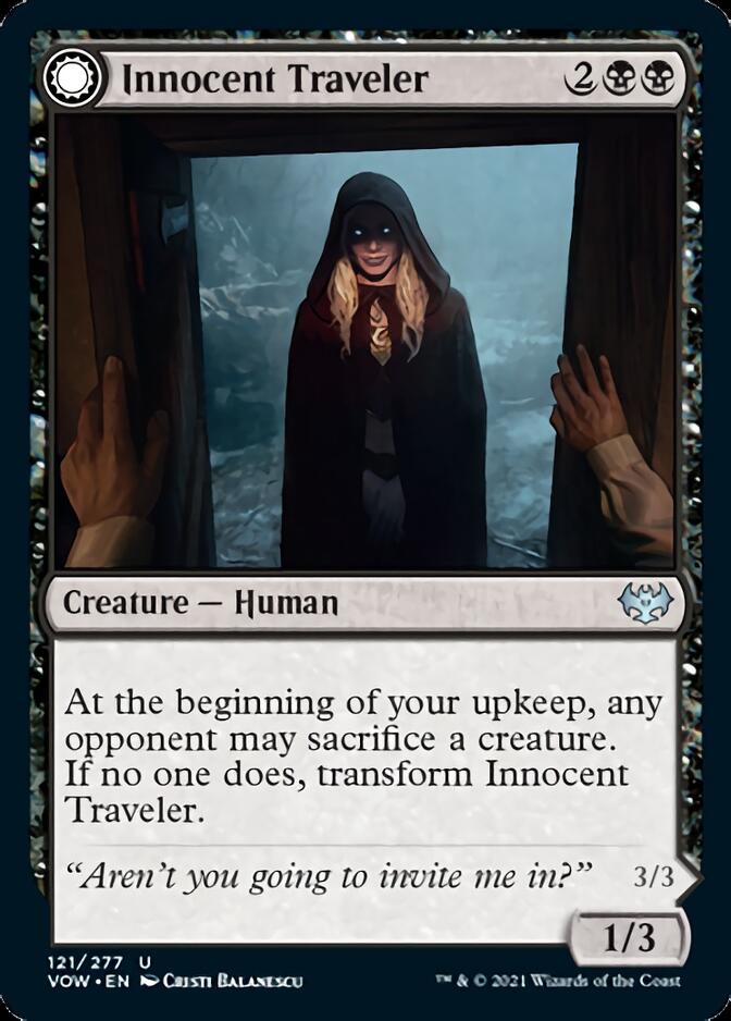Innocent Traveler // Malicious Invader [Innistrad: Crimson Vow] | North Game Den