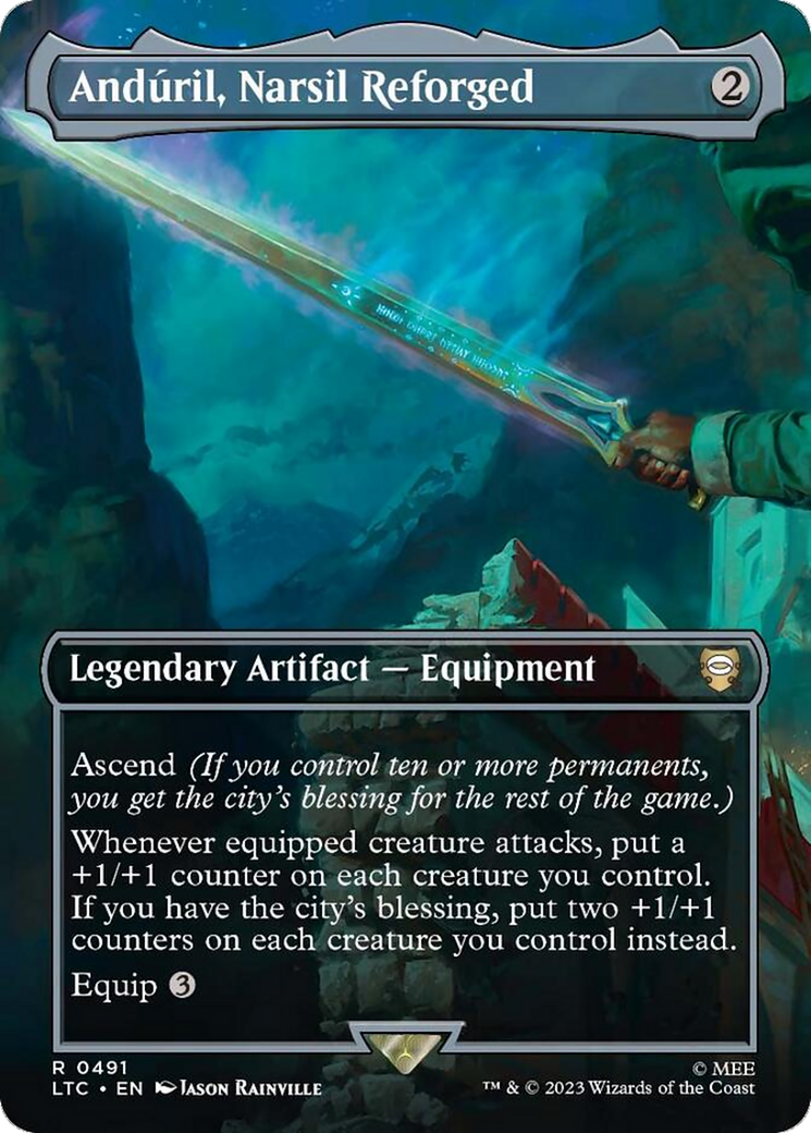 Anduril, Narsil Reforged (Borderless) [The Lord of the Rings: Tales of Middle-Earth Commander] | North Game Den