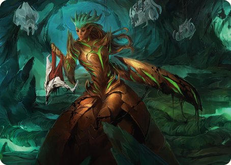 Glissa Sunslayer Art Card [Phyrexia: All Will Be One Art Series] | North Game Den