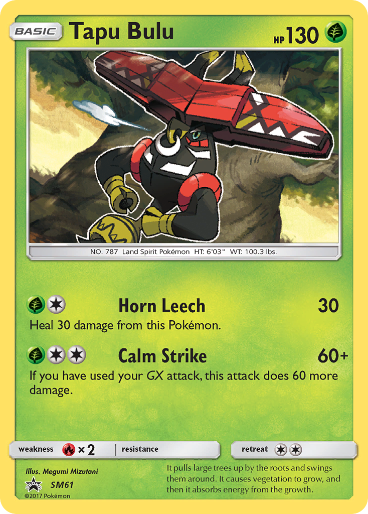 Tapu Bulu (SM61) [Sun & Moon: Black Star Promos] | North Game Den