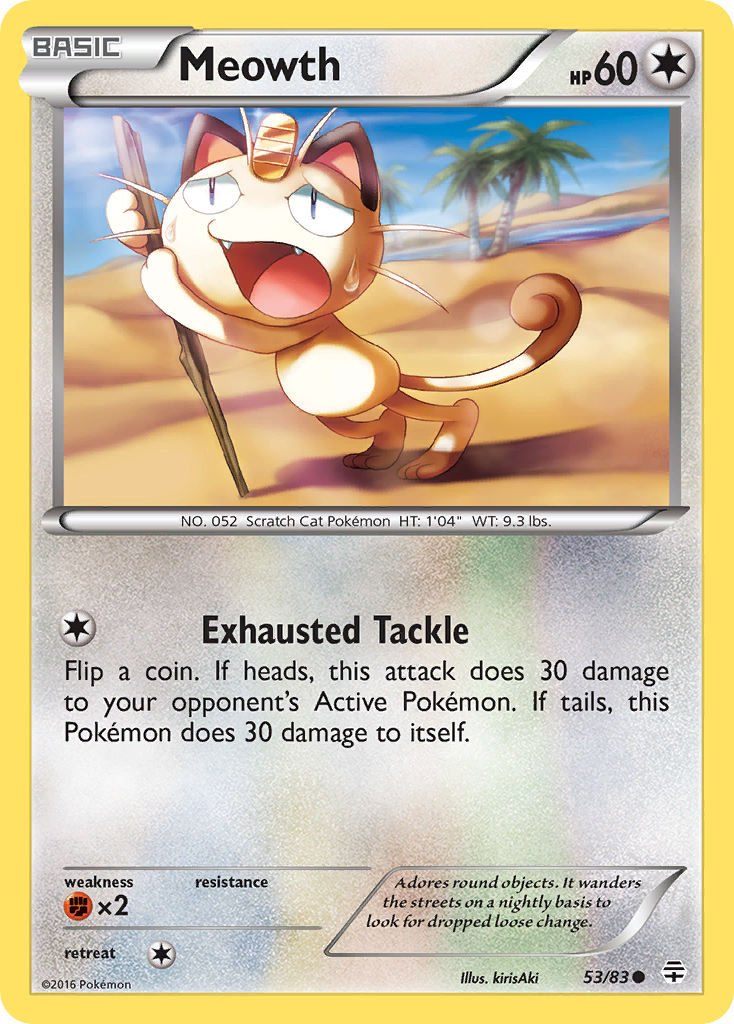 Meowth (53/83) [XY: Generations] | North Game Den