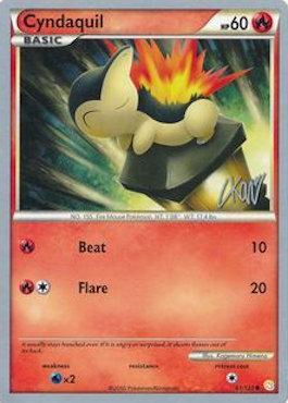 Cyndaquil (61/123) (Reshiphlosion - Christopher Kan) [World Championships 2011] | North Game Den