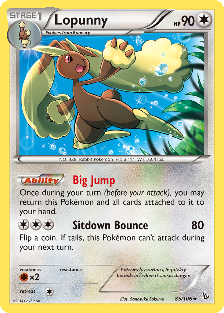 Lopunny (85/106) [XY: Flashfire] | North Game Den