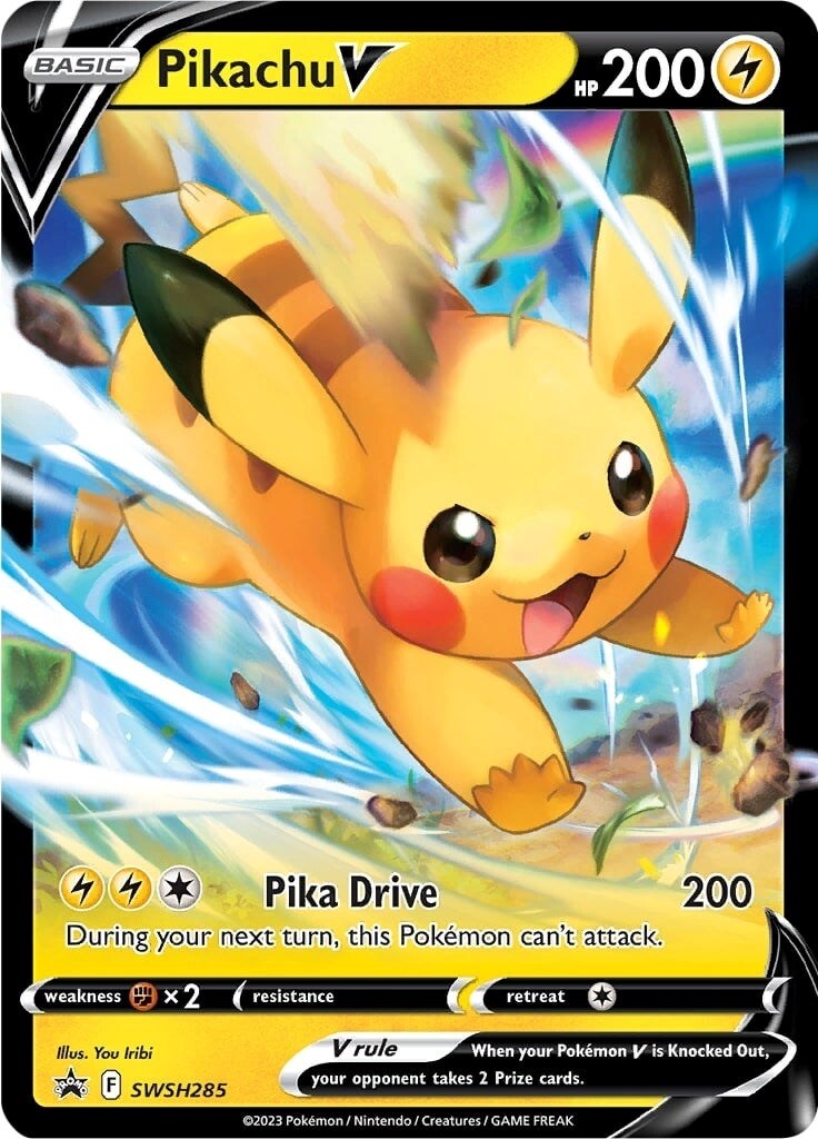 Pikachu V (SWSH285) [Sword & Shield: Black Star Promos] | North Game Den