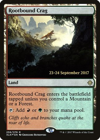 Rootbound Crag [Ixalan Promos] | North Game Den