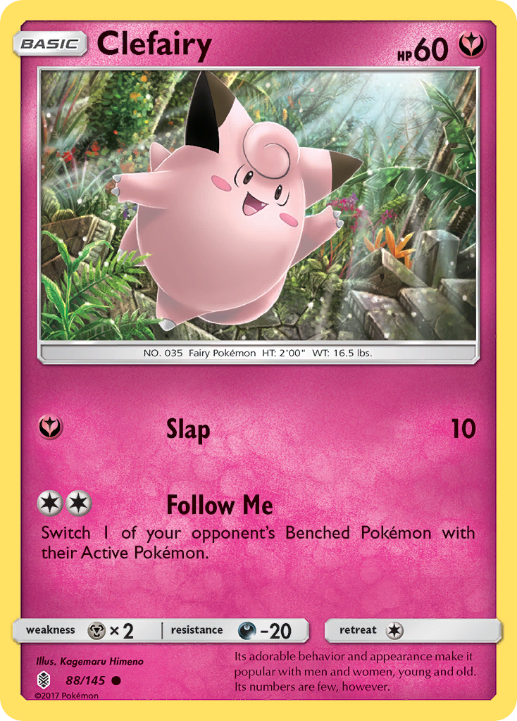 Clefairy (88/145) [Sun & Moon: Guardians Rising] | North Game Den