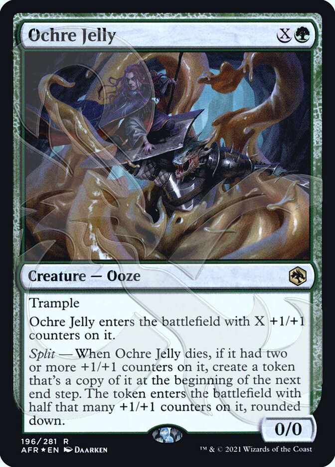 Ochre Jelly (Ampersand Promo) [Dungeons & Dragons: Adventures in the Forgotten Realms Promos] | North Game Den