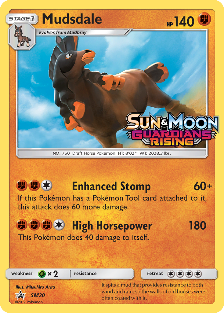 Mudsdale (SM20) [Sun & Moon: Black Star Promos] | North Game Den