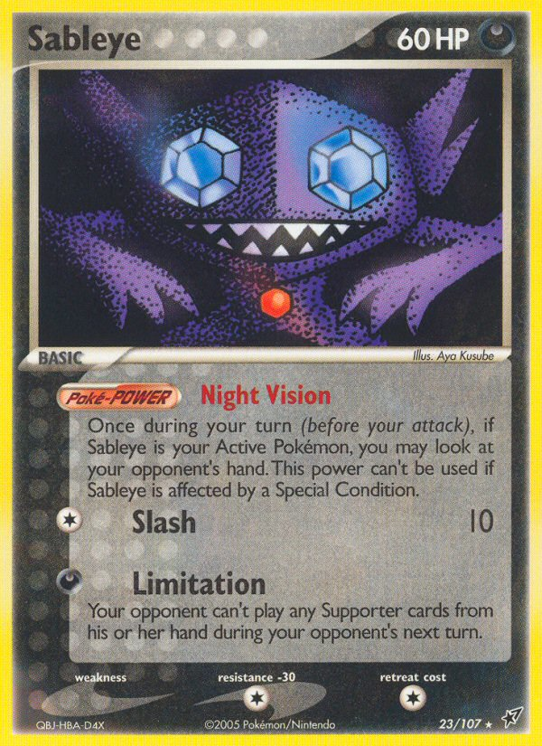 Sableye (23/107) [EX: Deoxys] | North Game Den