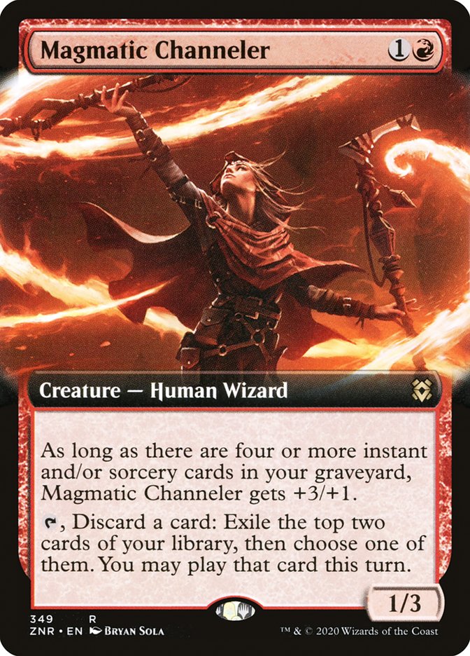 Magmatic Channeler (Extended Art) [Zendikar Rising] | North Game Den