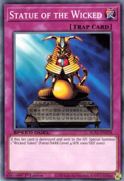Statue of the Wicked [SGX1-END18] Common | North Game Den