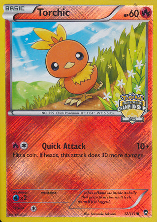 Torchic (12/111) (City Championship Promo) [XY: Furious Fists] | North Game Den